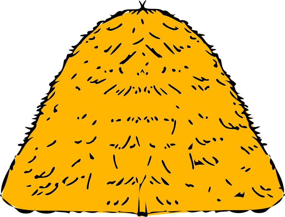 hay clipart chaff