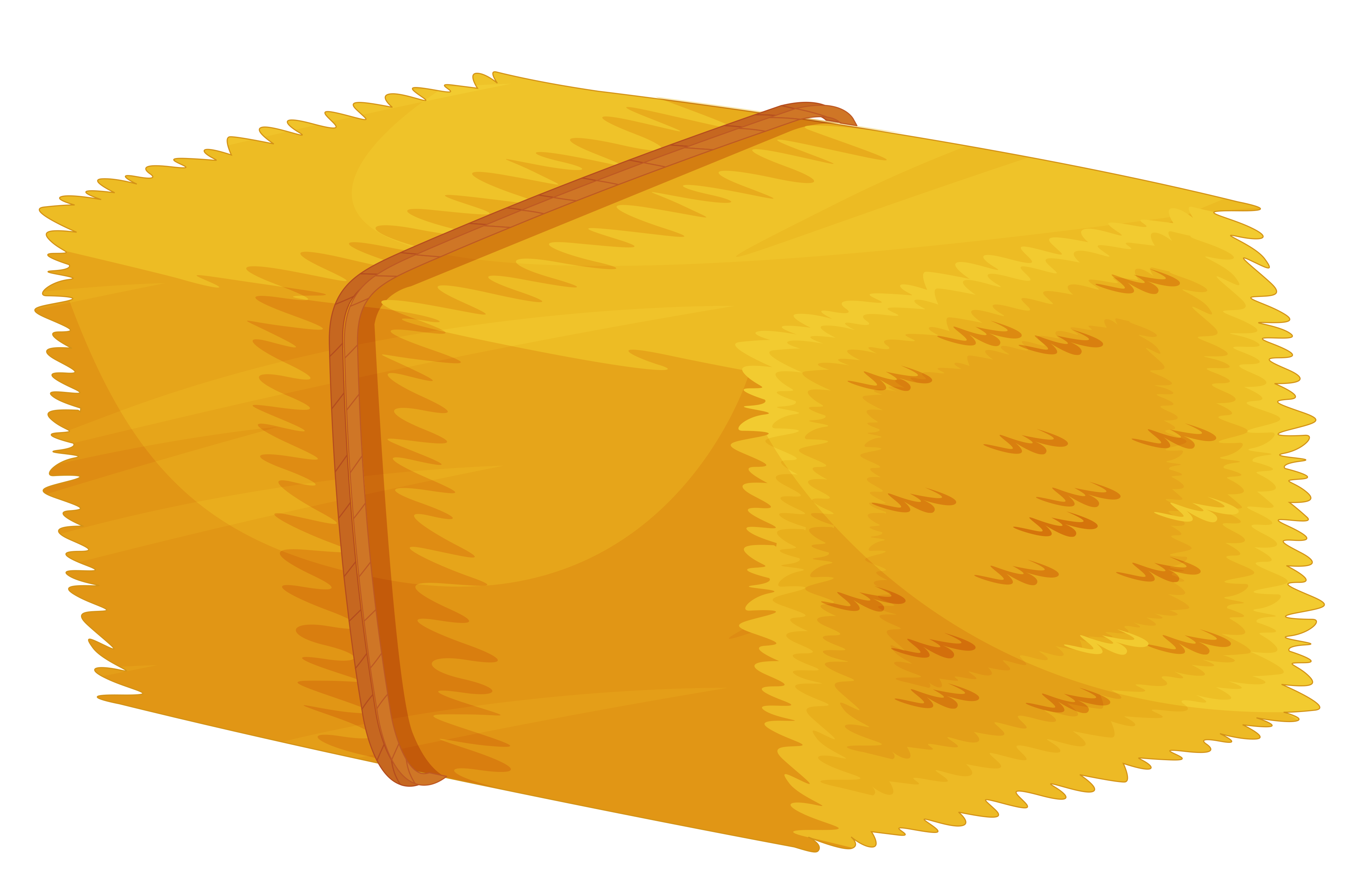  collection of hay. Square clipart orange