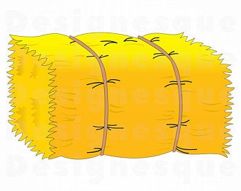 Etsy . Hay clipart straw