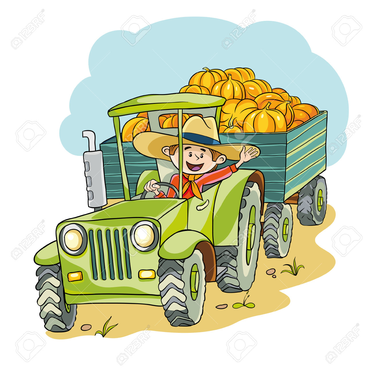 Free download best on. Hayride clipart happy