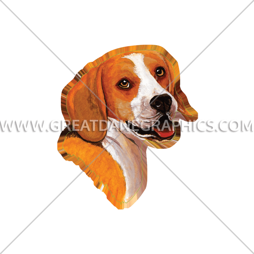 head clipart beagle
