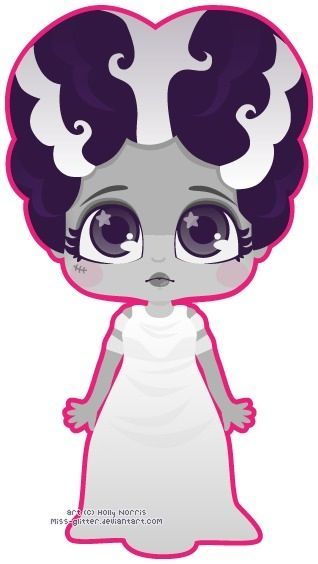 head clipart bride frankenstein