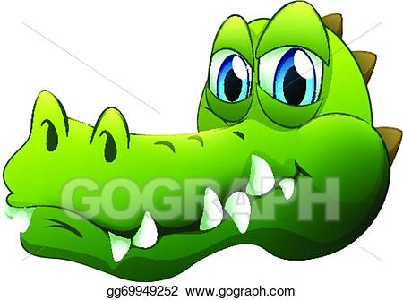 head clipart crocodile