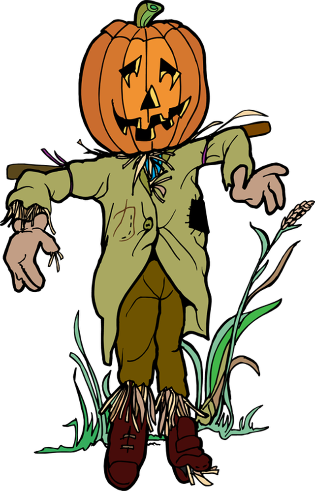 scarecrow clipart leave