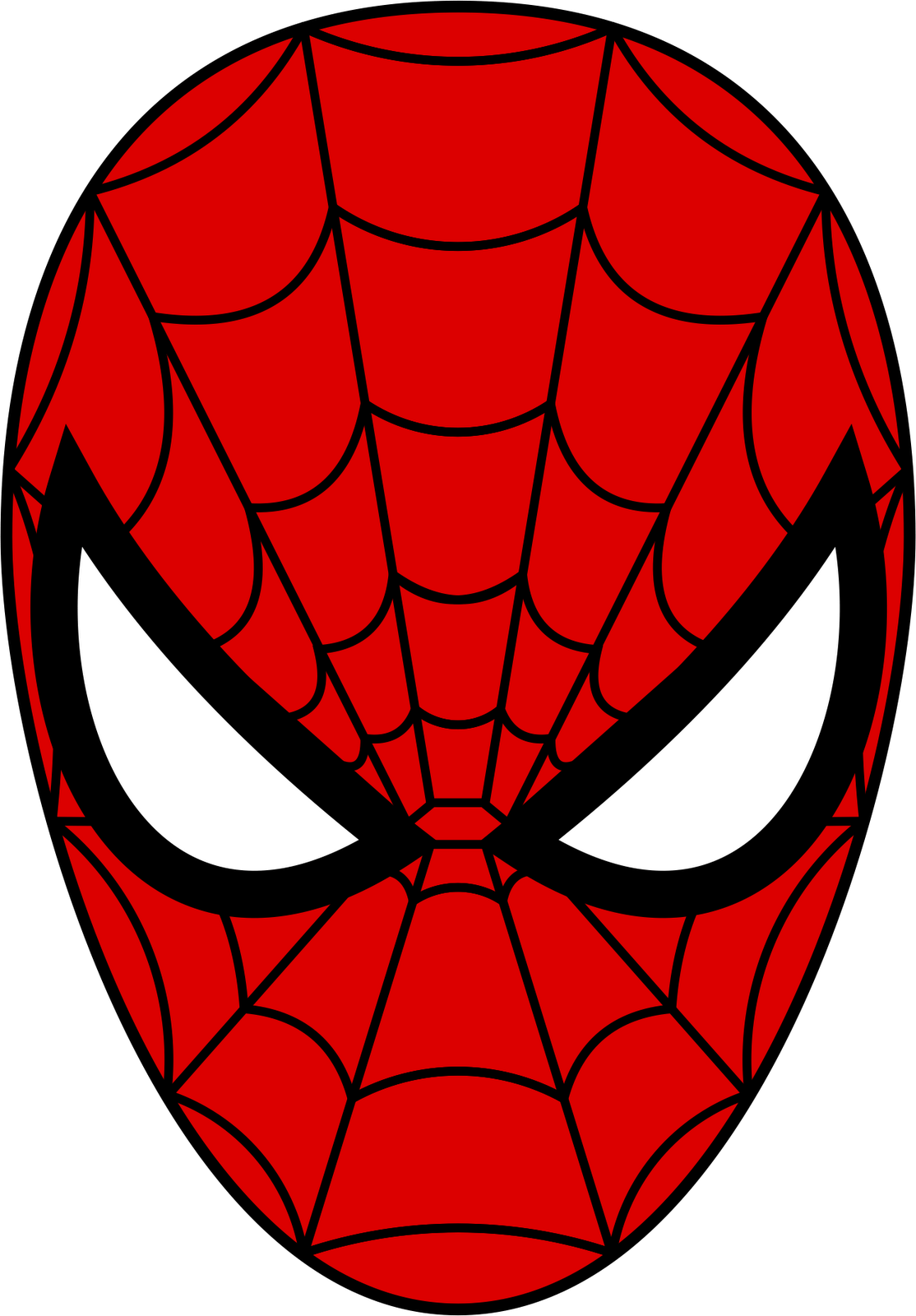 mask clipart spider man