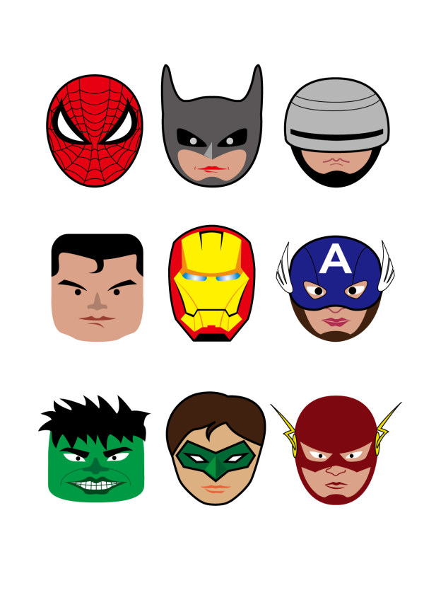 hero clipart head