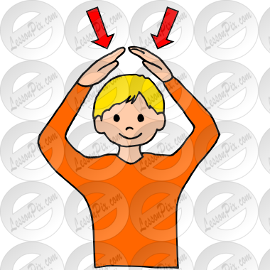 Pat picture for classroom. Head clipart