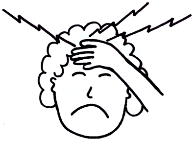 headache clipart head pain