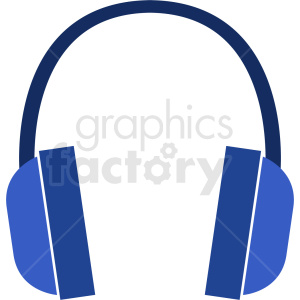 Headphone clipart blue headphone. Headphones icon royalty free