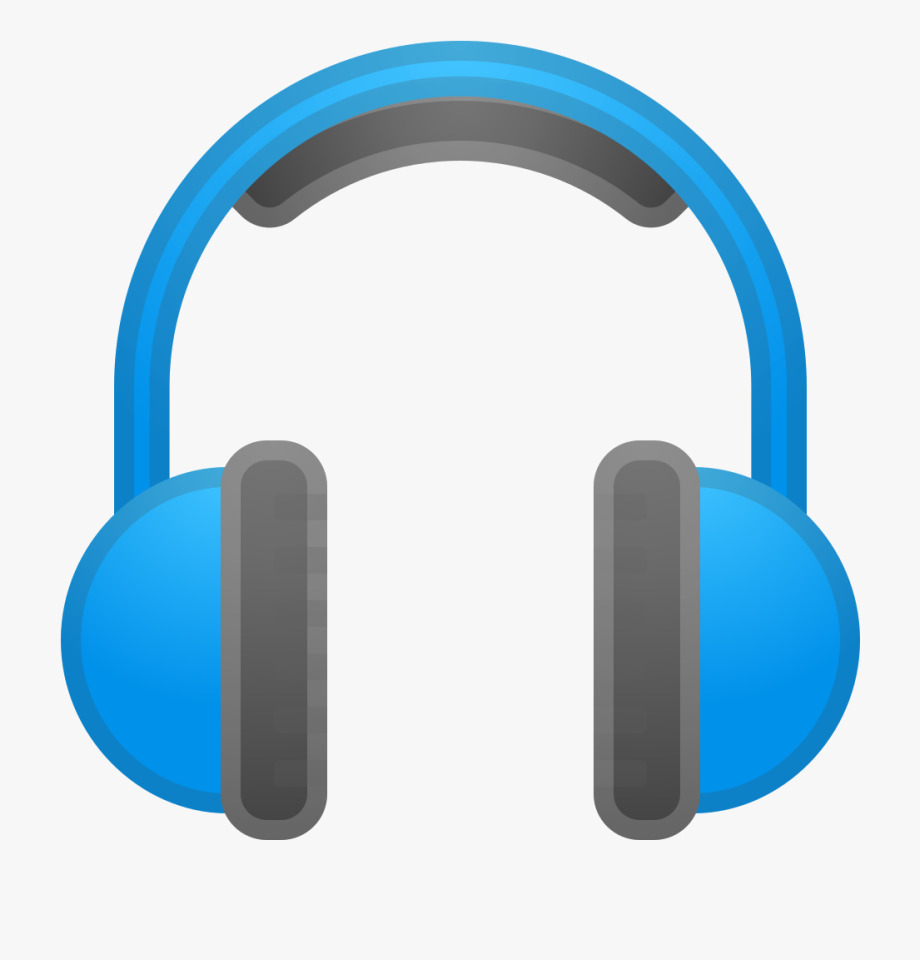 headphones clipart blue headphone