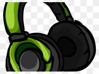 headphone clipart green