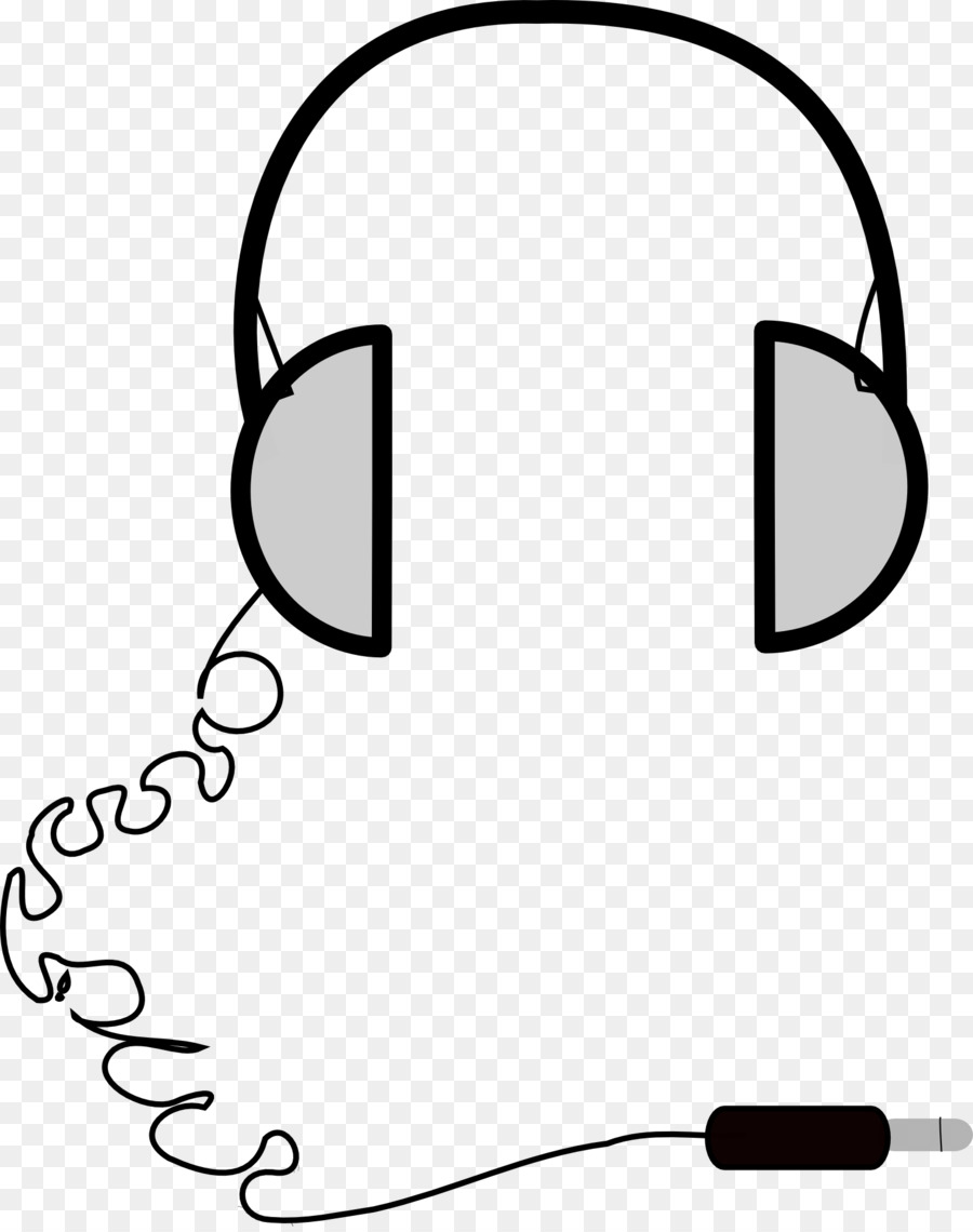 headphone clipart head drawing