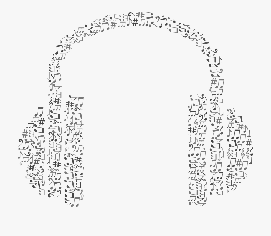 headphones clipart music note