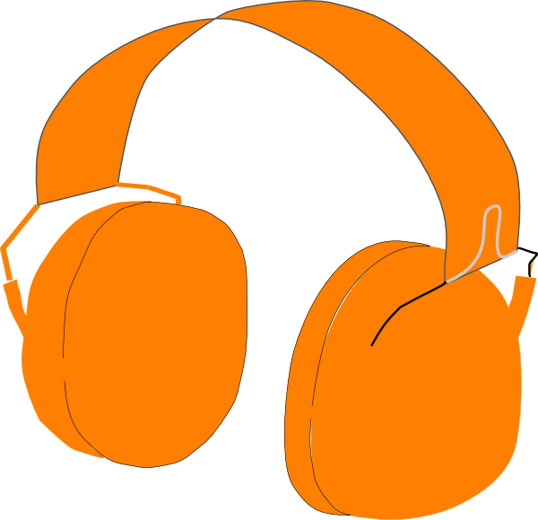 Headphone orange