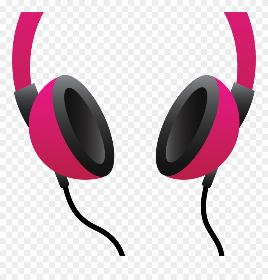 headphones clipart pink headphone