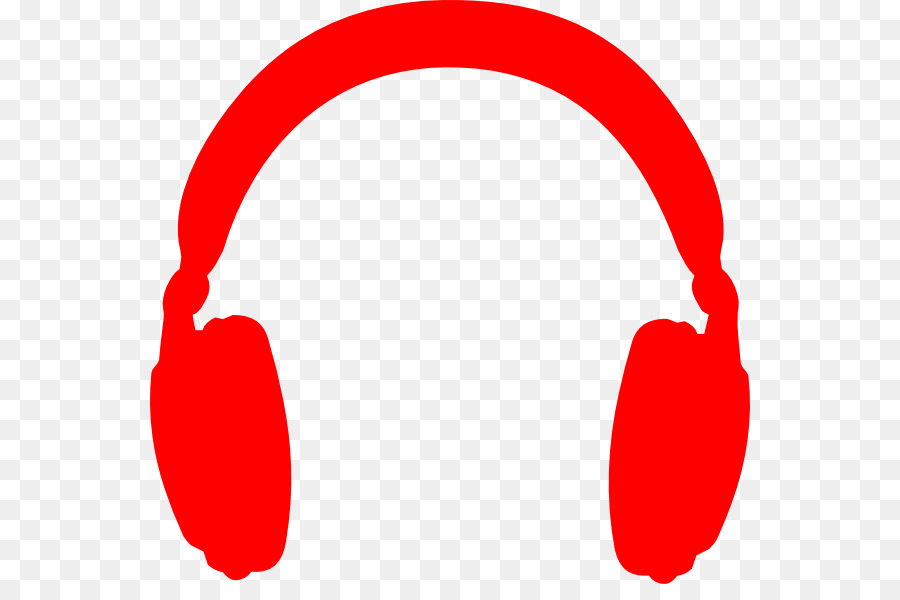headphone clipart red headphone