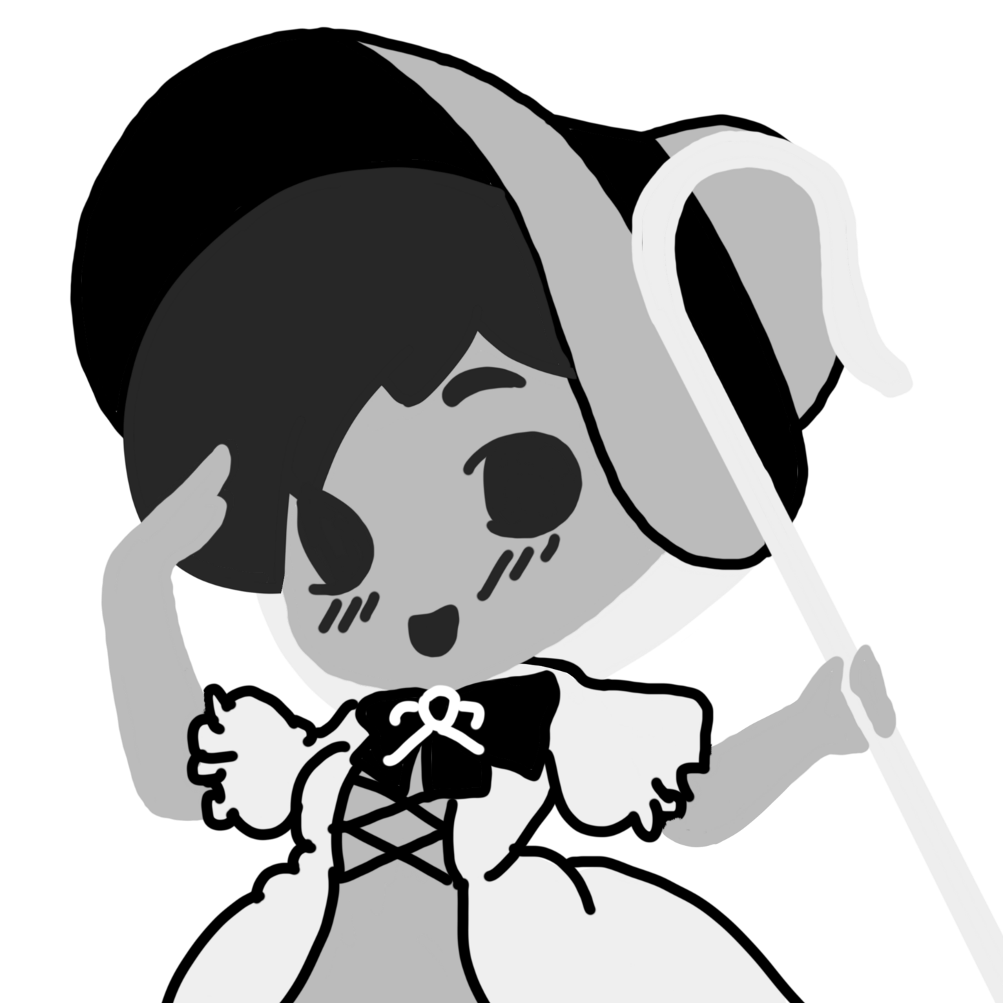 Lil bo sheep album. Headphone clipart stencil