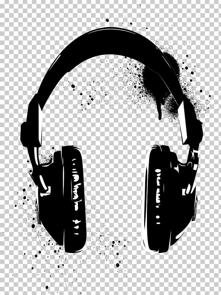 Headphones graffiti png audio. Headphone clipart stencil