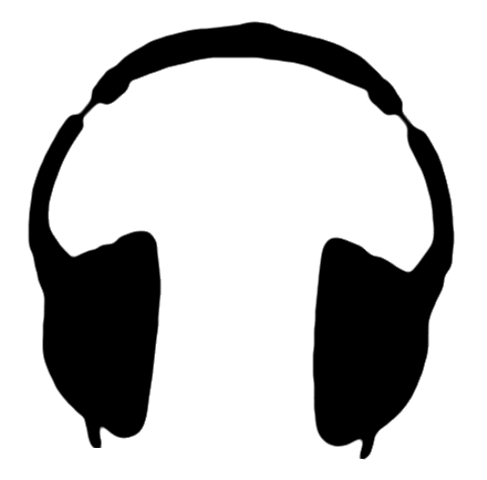 Headphones google search . Headphone clipart stencil