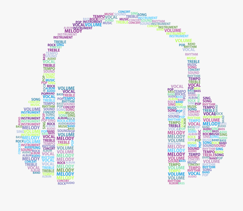 headphones clipart clear background music