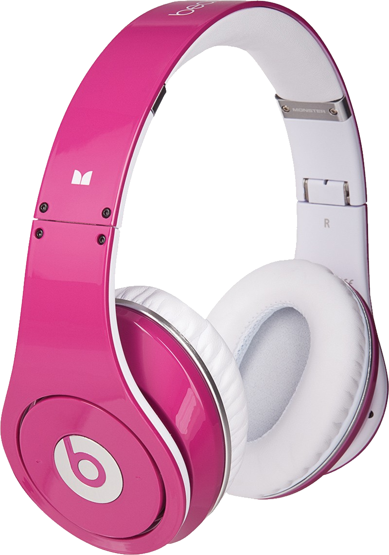 Headphones pink headphone