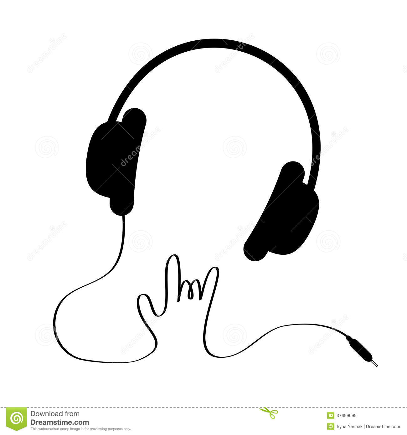 headphones clipart vector art