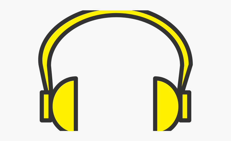 headphones clipart yellow