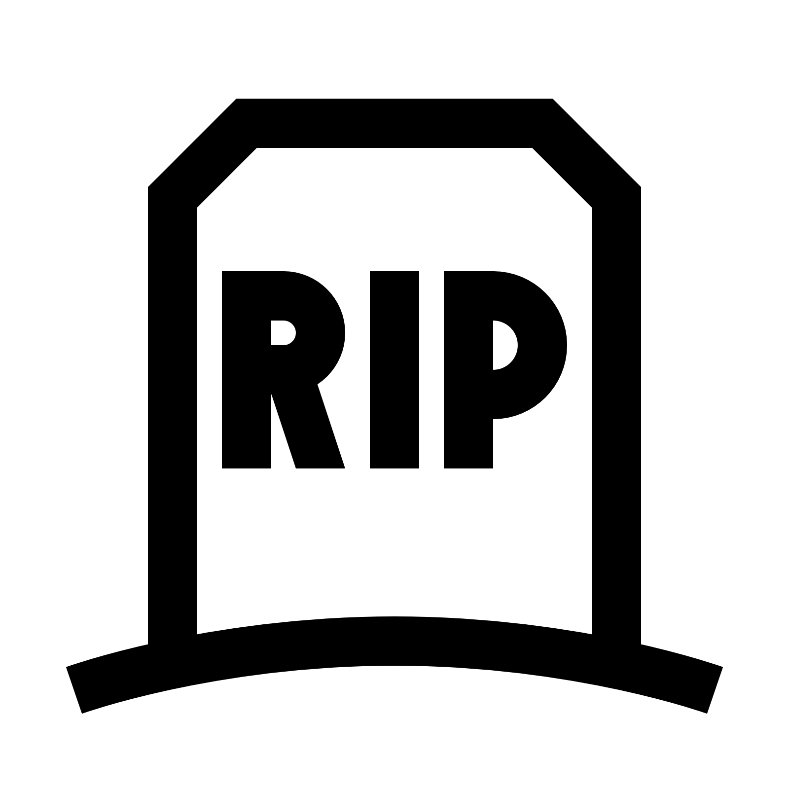  collection of rip. Headstone clipart black and white