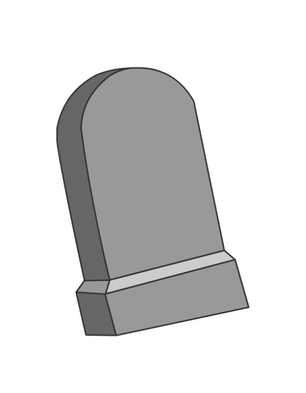 headstone clipart blank