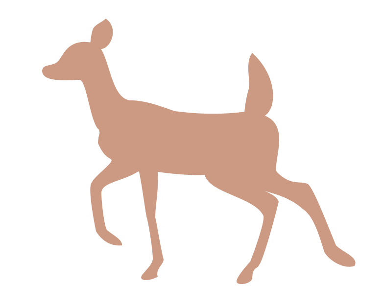 headstone clipart deer