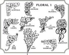 headstone clipart floral