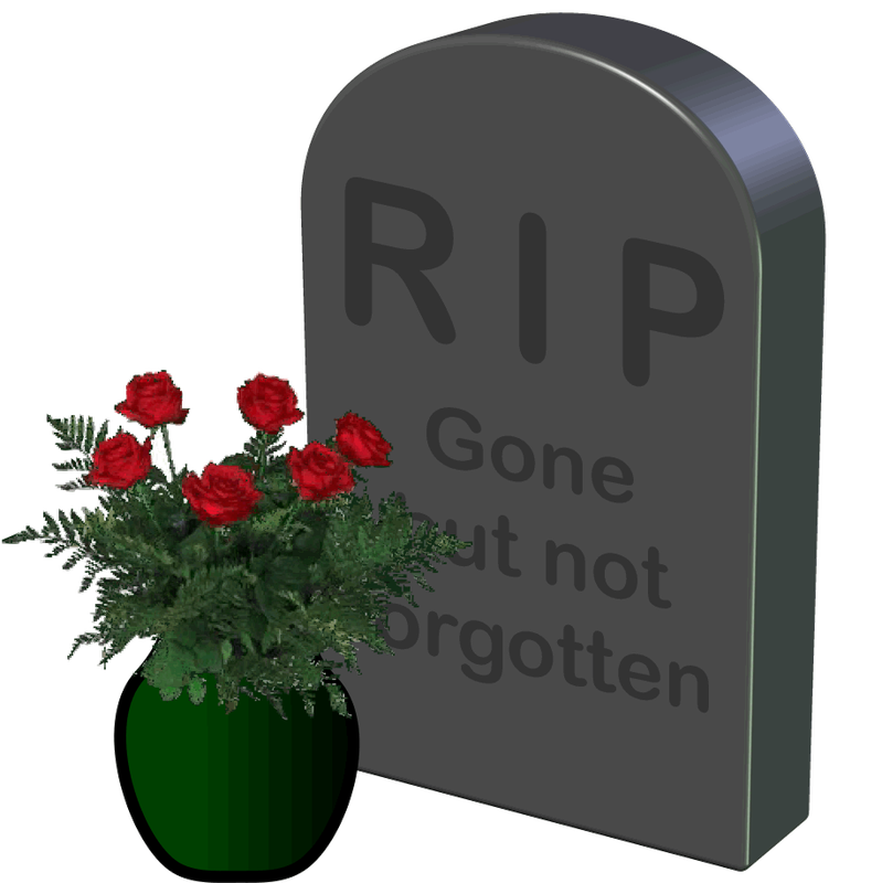 headstone clipart mortality