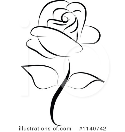 headstone clipart rose