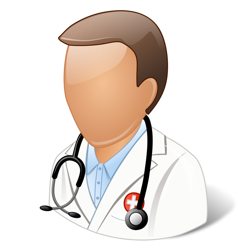 Doctor white coat medium. Health clipart health care provider