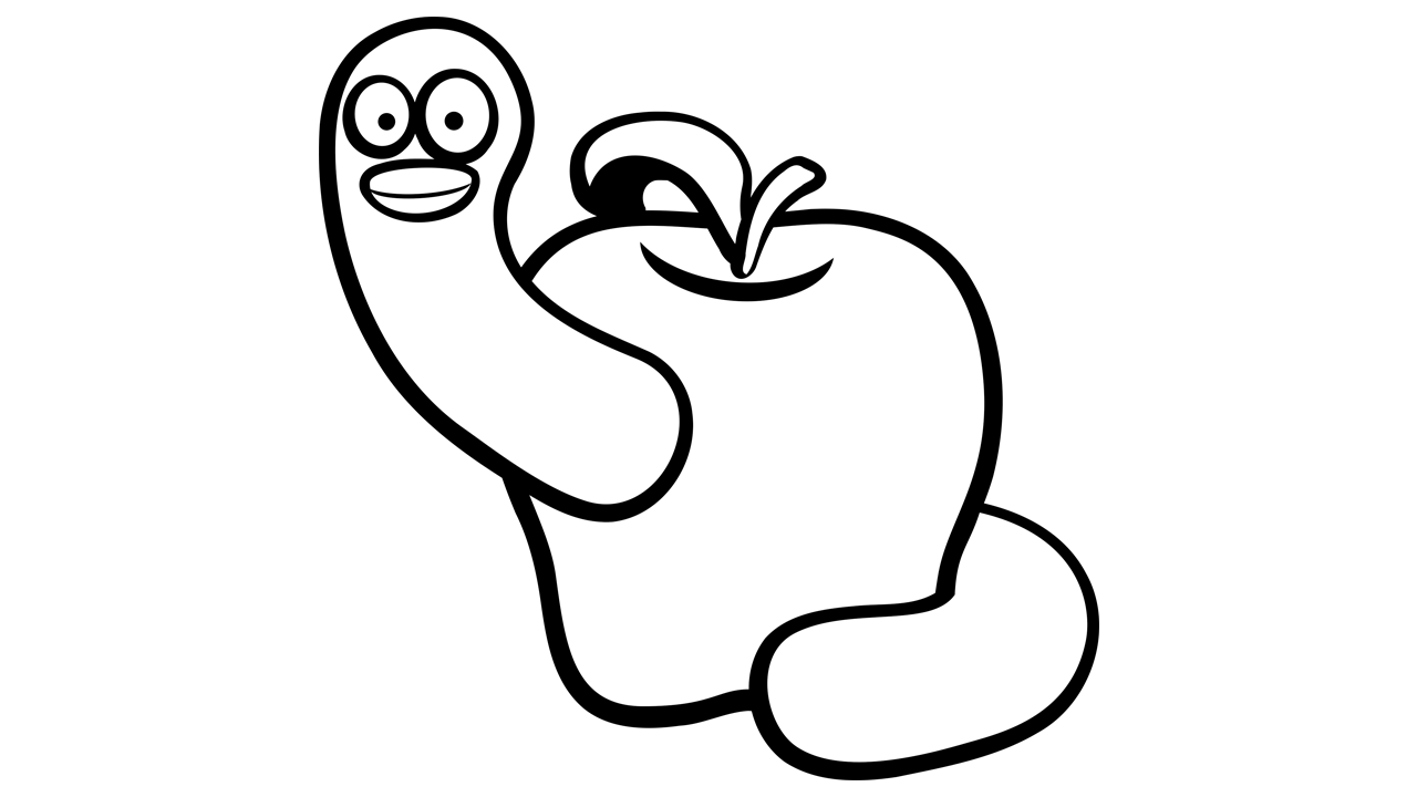 healthy clipart black and white