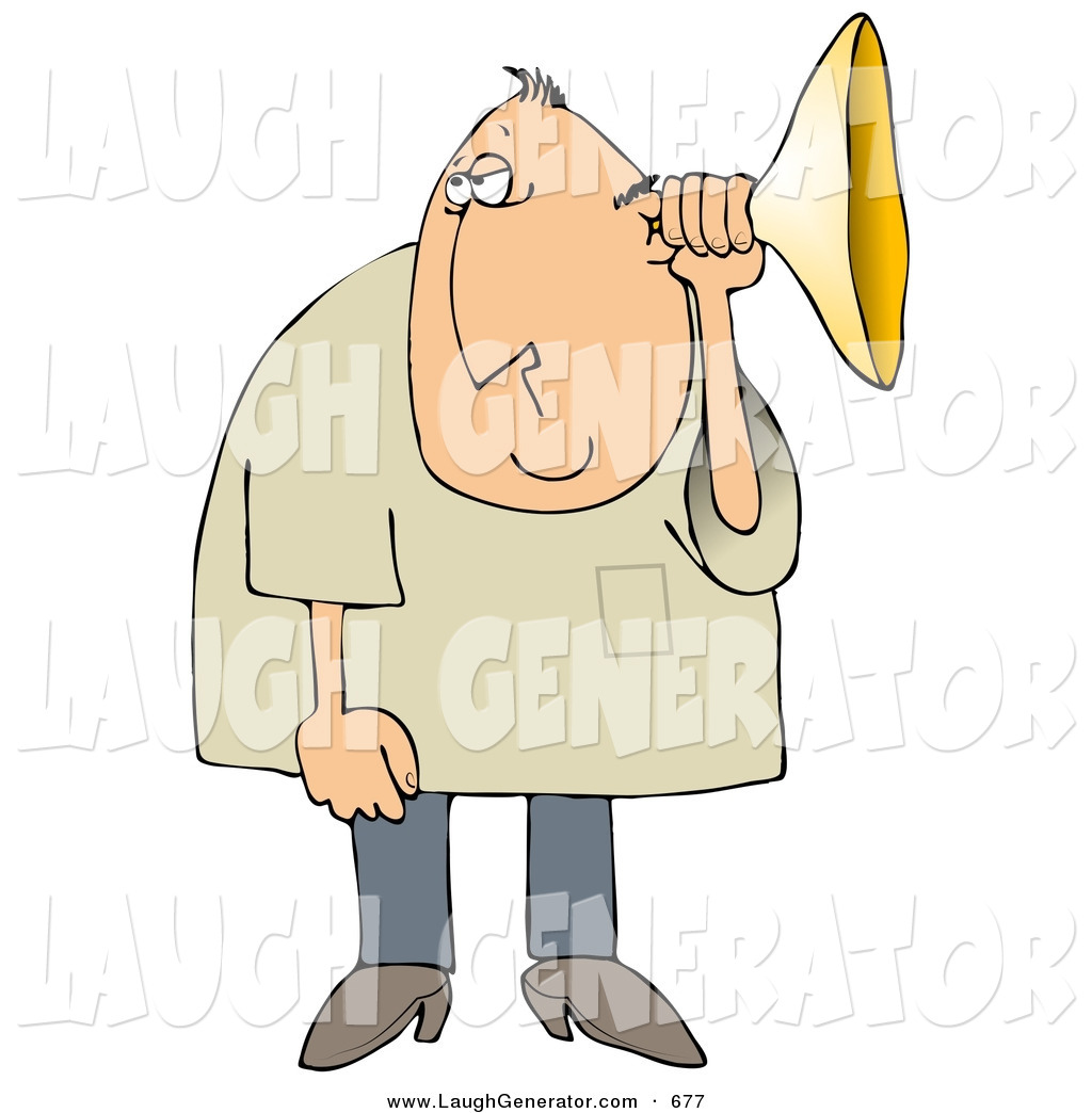 Hearing clipart ear trumpet. Humorous clip art of