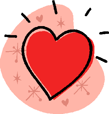 heart clipart cartoon