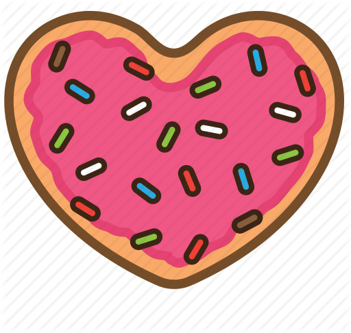 heart clipart cookie