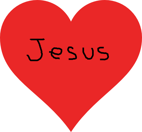 jesus clipart heart
