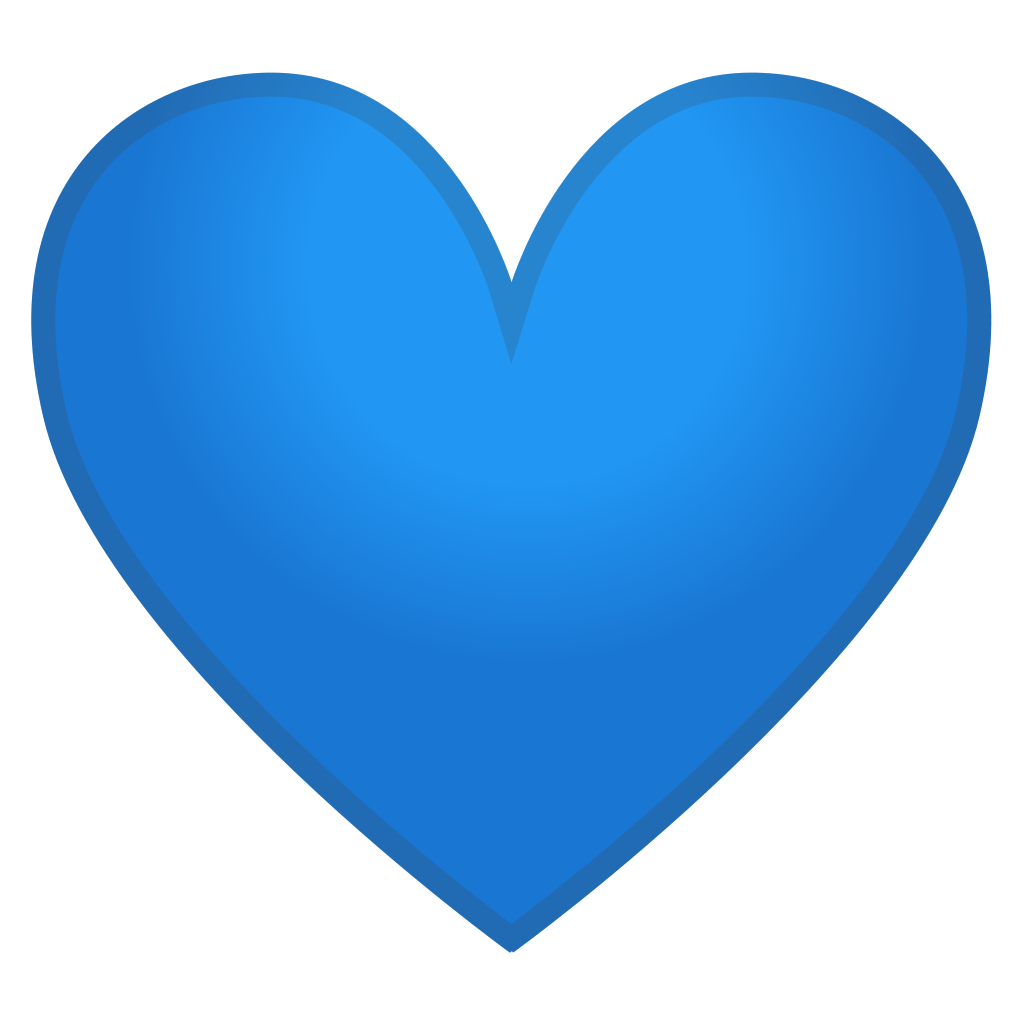 heart clipart light blue