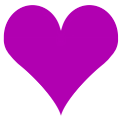 Free heart cliparts download. Hearts clipart purple