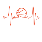 heartbeat clipart basketball