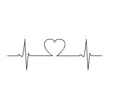 heartbeat clipart heart tattoo design