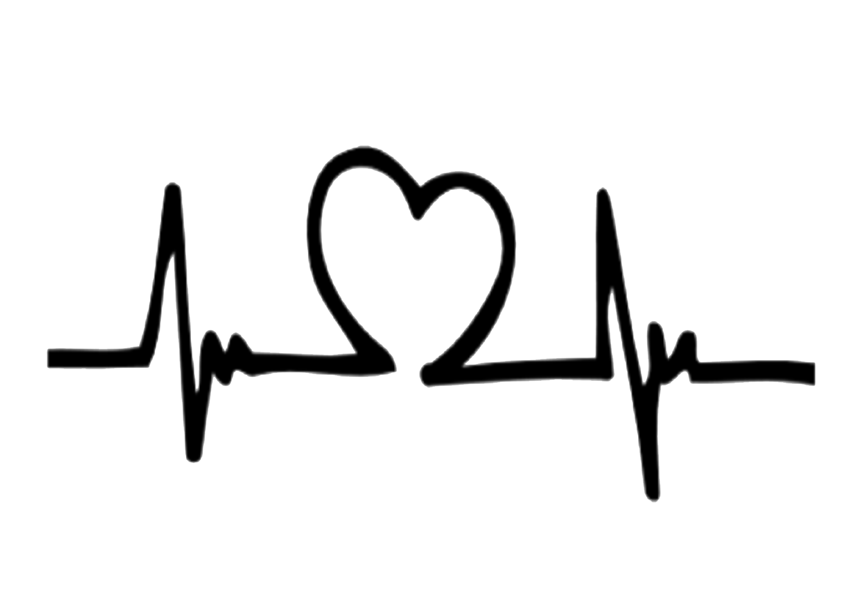 heartbeat clipart white background