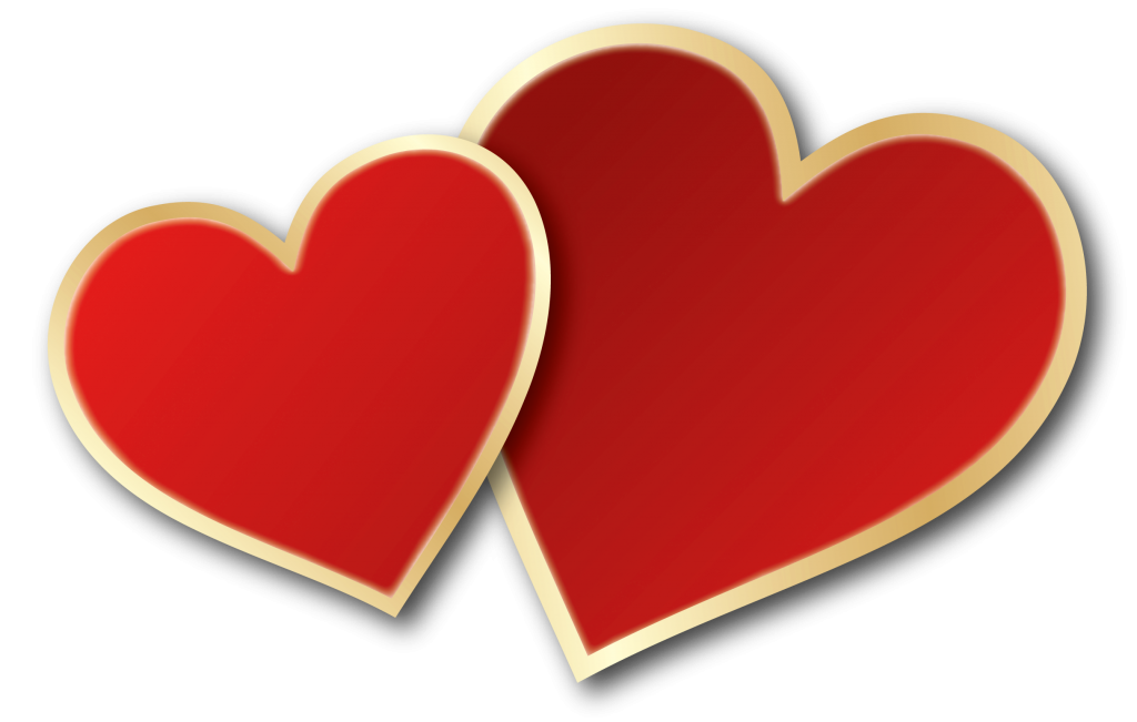 Valentines day heart image. Hearts background png