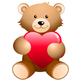 Hearts clipart bear. Bears with love cartoon