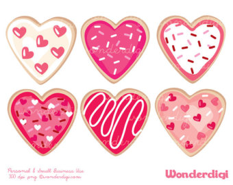 hearts clipart cookie