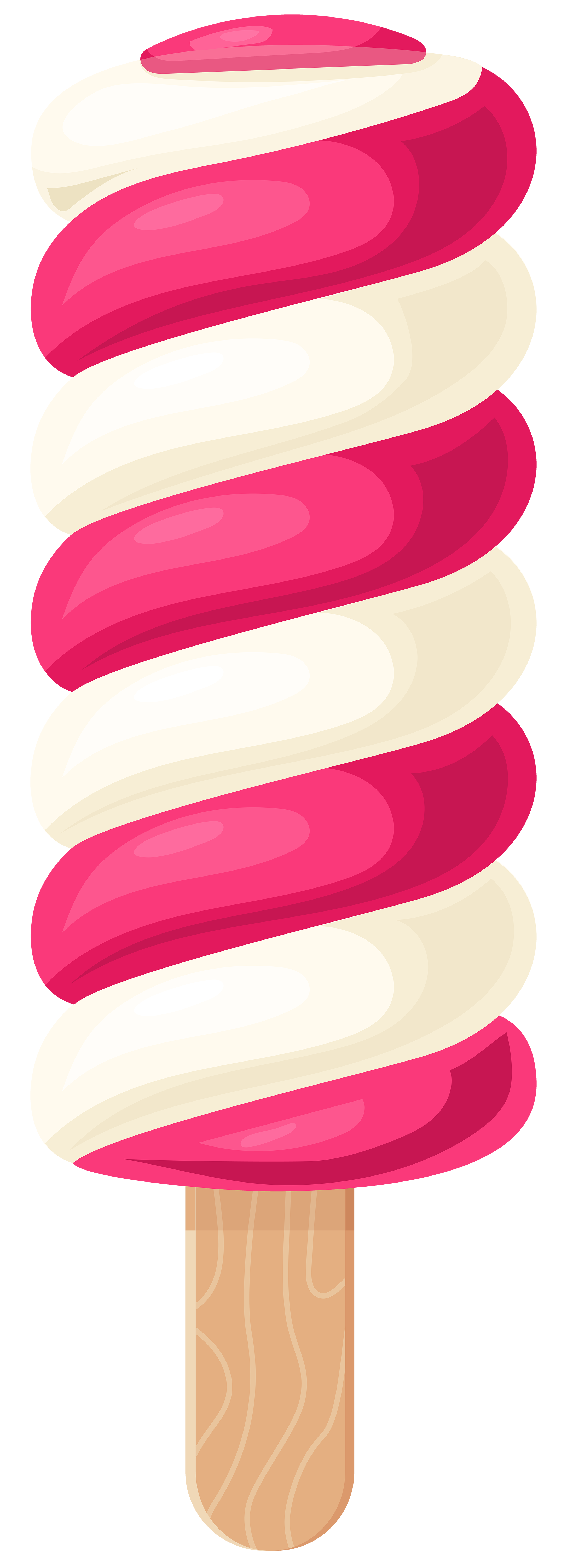 Instruments clipart pink. White ice cream stick