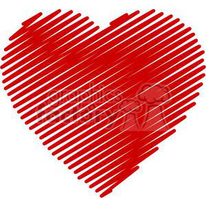 Scribbled heart royalty free. Hearts clipart scribble