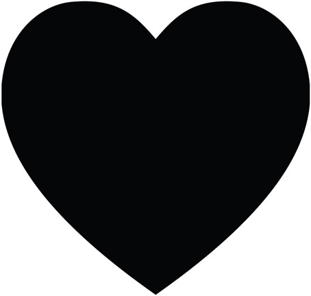 Free heart outline download. Hearts clipart simple